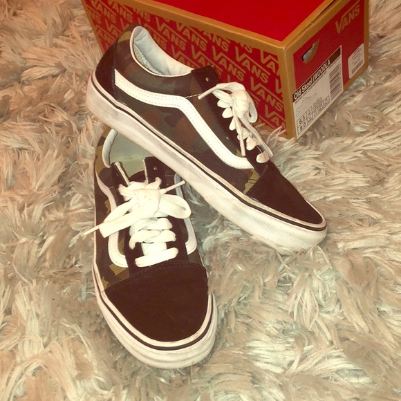 vans old skool woodland